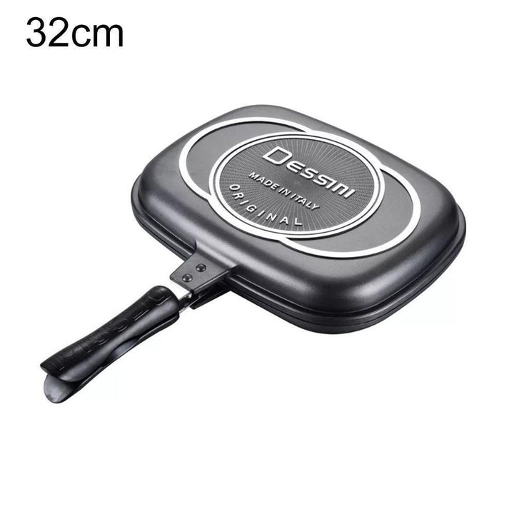 Unlock Culinary Excellence with the Double-Sided Frying Pan