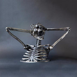 Unleash the Unique Charm of the Sculpture Breaks Down Madness Skeleton Bust