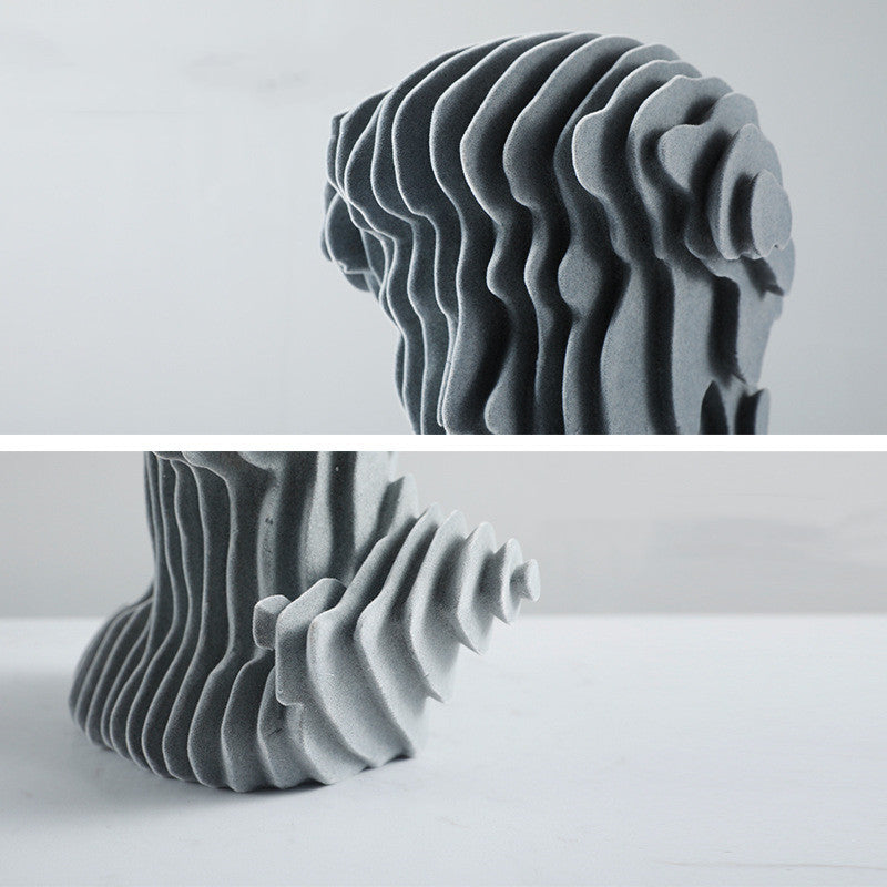 New Modern Minimalist Sculpture Ornament Resin