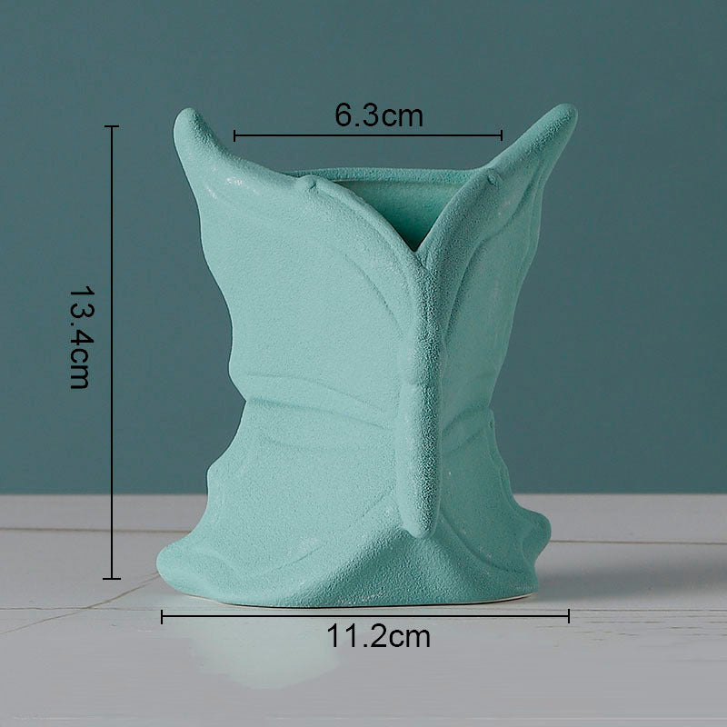 Simple Solid Color Ceramic Vases