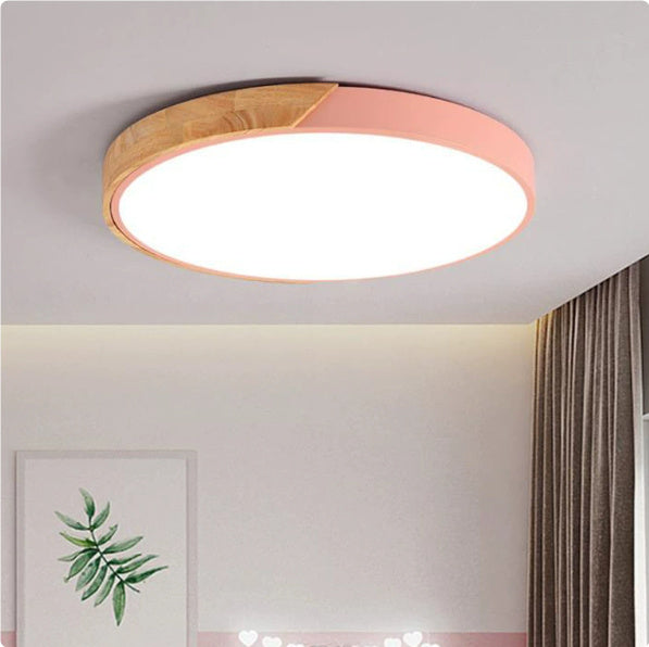 Light Macaron Round Bedroom Light