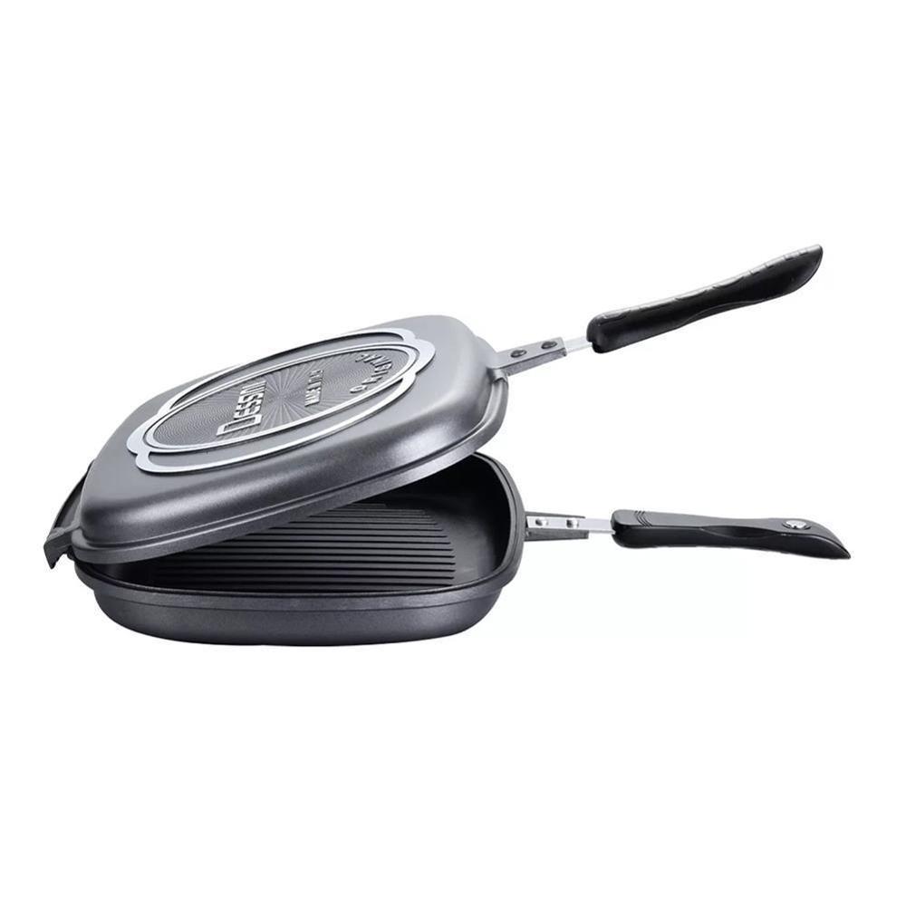 Double side frying pan