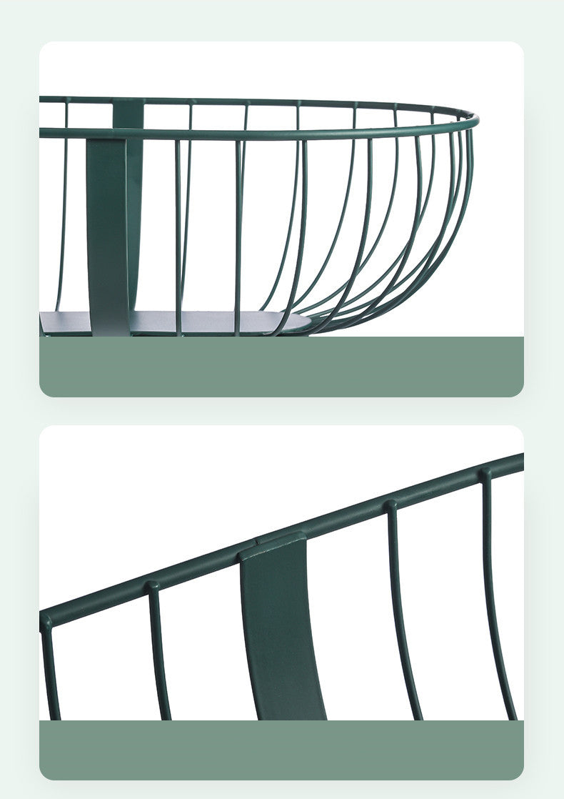 Metal Hollowed Out Fruit Storage Rack