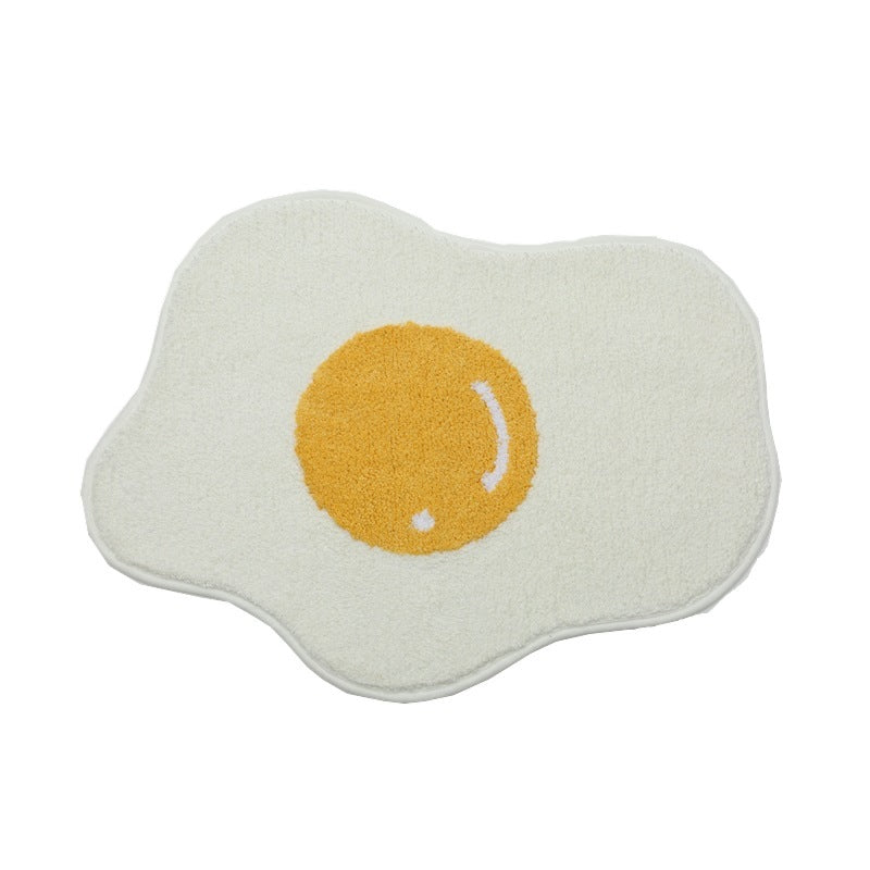 Funny Egg Entrance Bathroom Rug