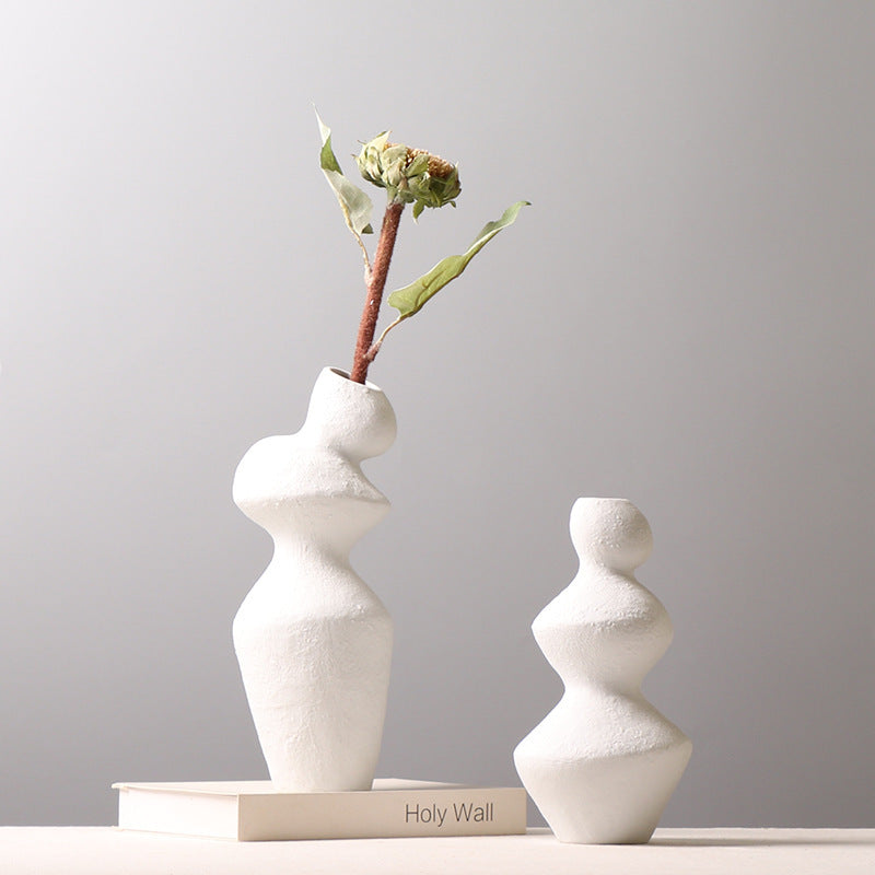 Modern Irregularly Stacked Ceramic Vases