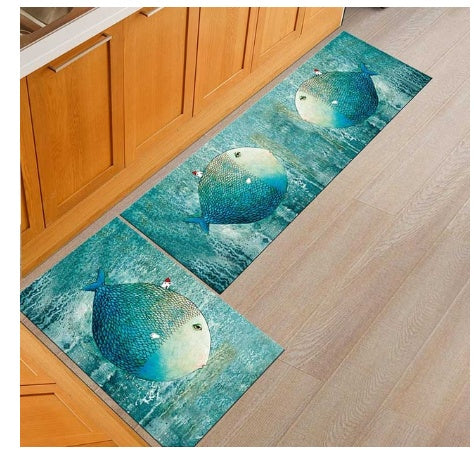 Washable door bedside rugs
