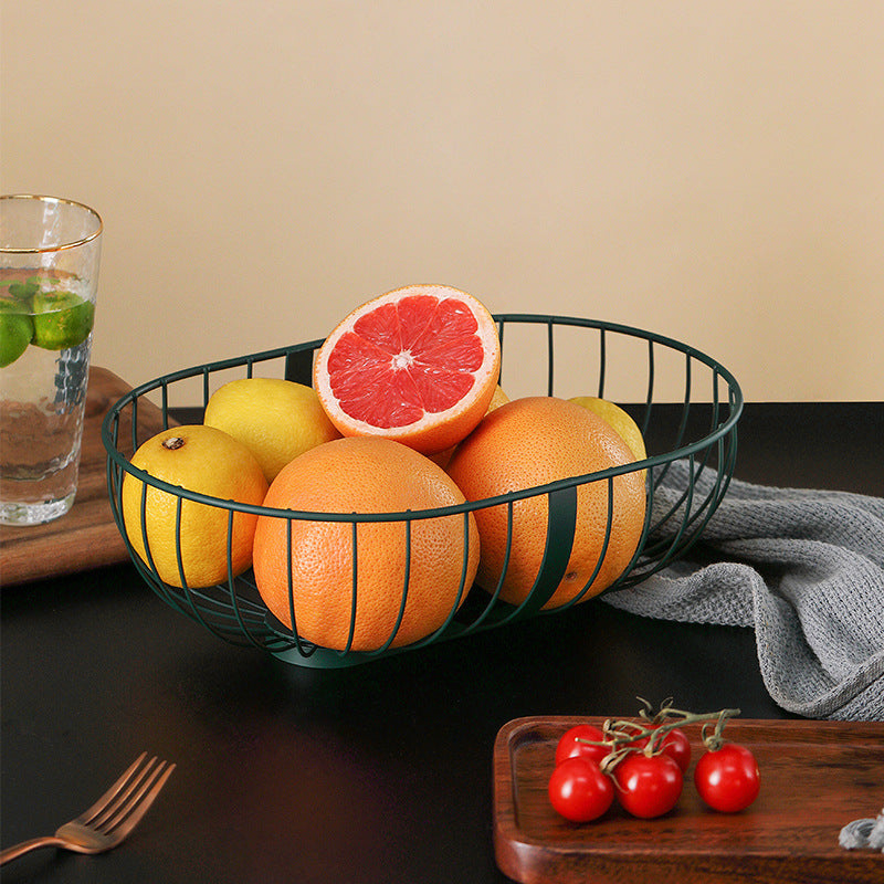 Metal Hollowed Out Fruit Storage Rack