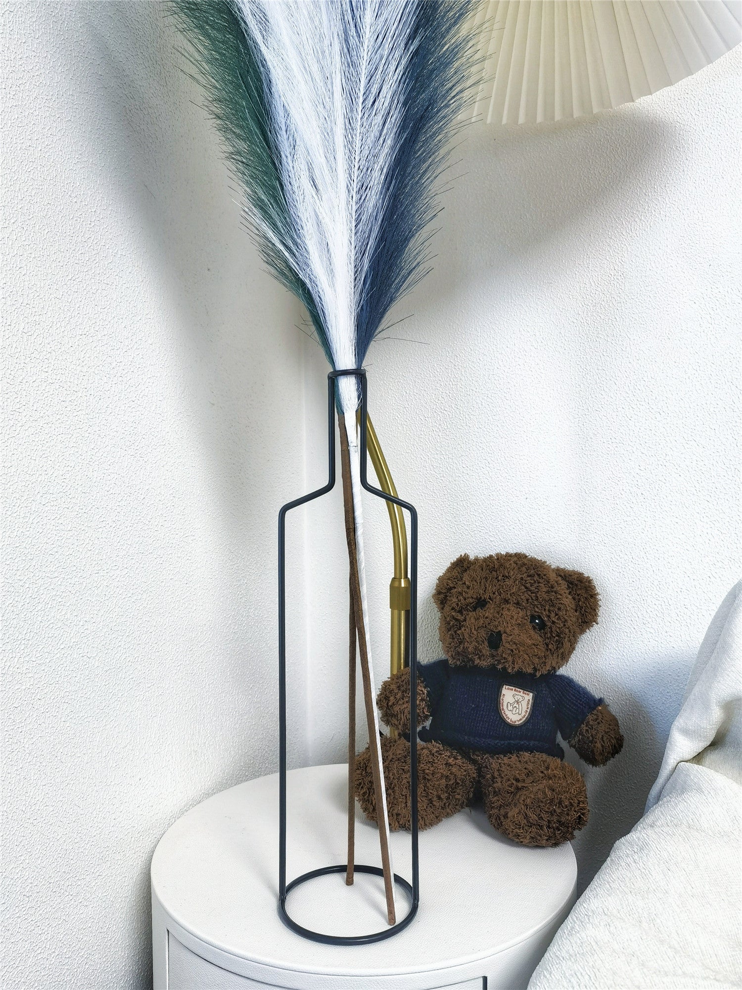 Large Tall Iron Line Flower Vases