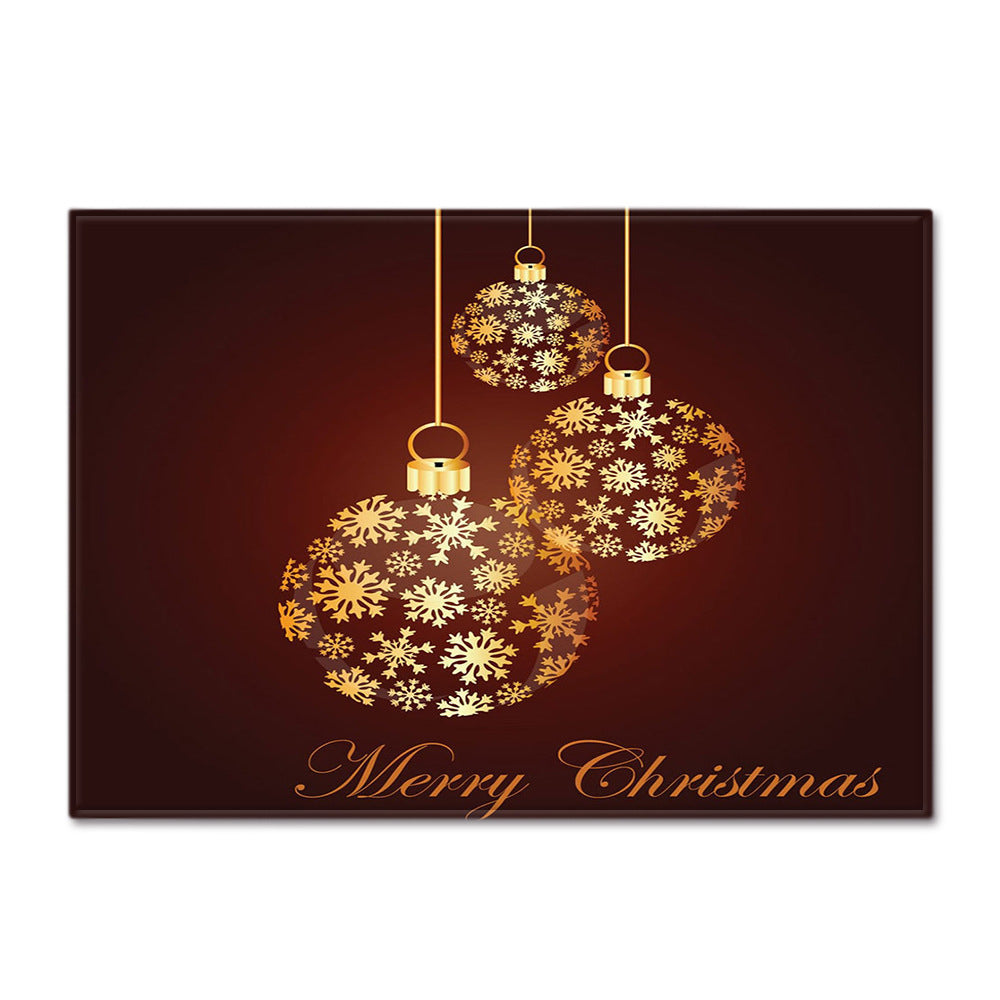 Christmas Living Room Floor Mat