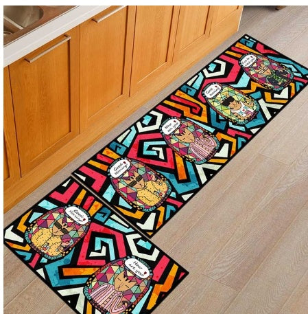Washable door bedside rugs