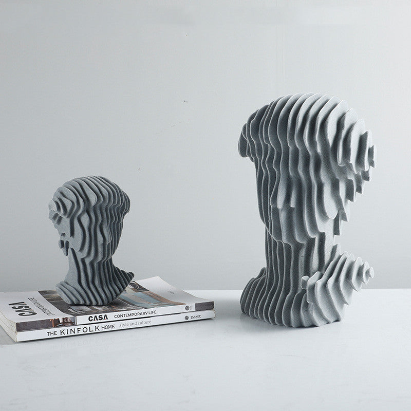 New Modern Minimalist Sculpture Ornament Resin