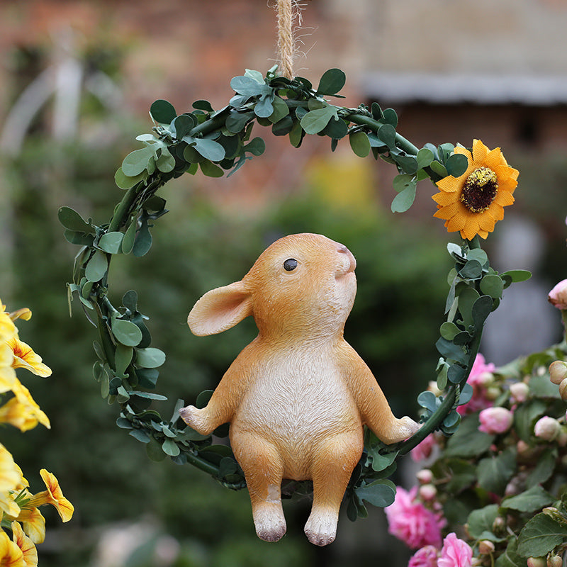 Resin animal sculpture pendant
