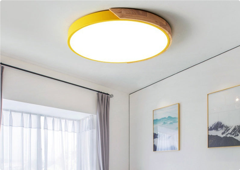Light Macaron Round Bedroom Light