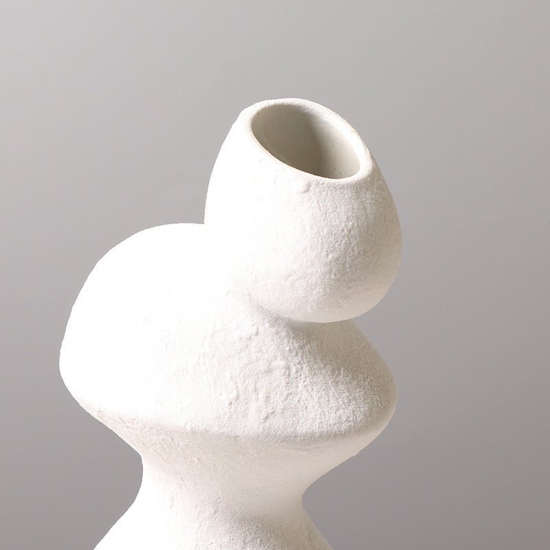 Modern Irregularly Stacked Ceramic Vases