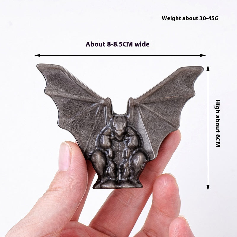 Natural Obsidian Sculpture Crafts Ornaments