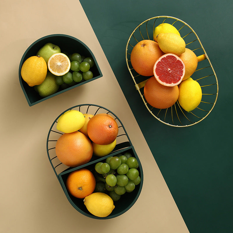 Metal Hollowed Out Fruit Storage Rack