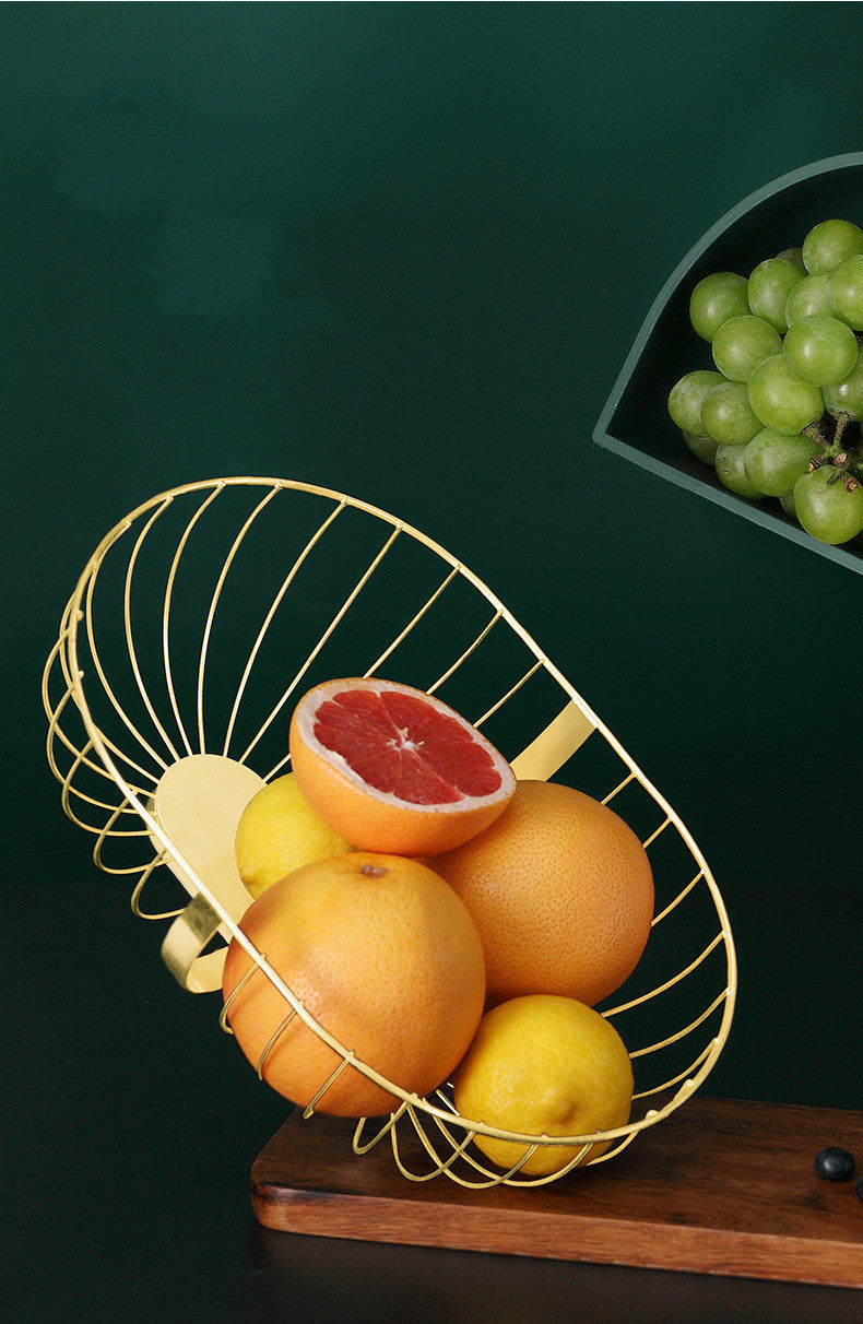 Metal Hollowed Out Fruit Storage Rack