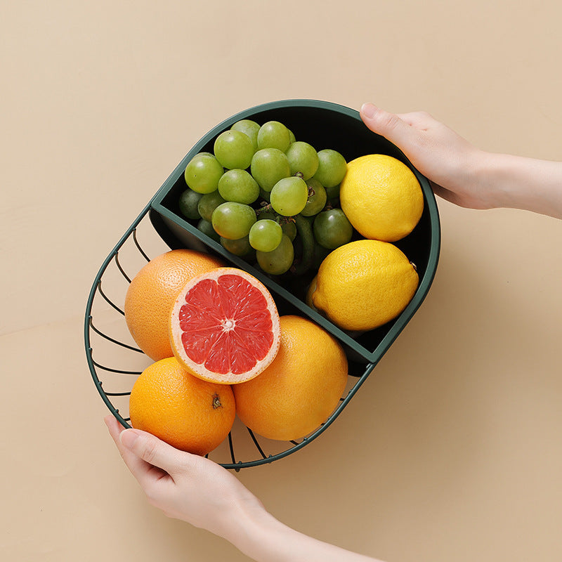 Metal Hollowed Out Fruit Storage Rack