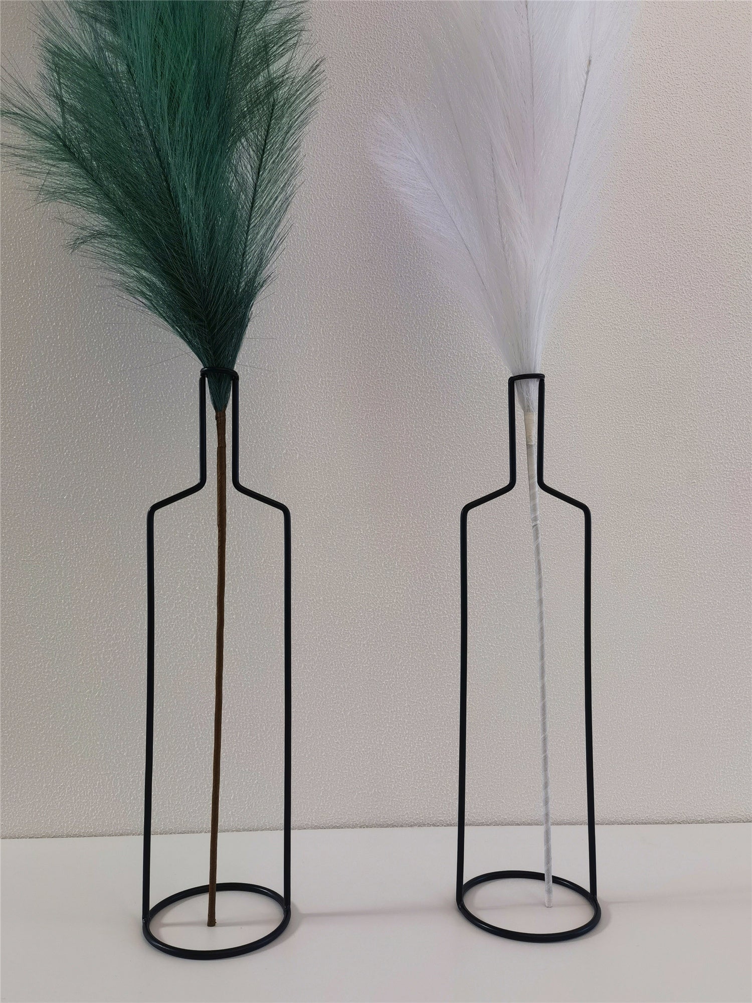 Large Tall Iron Line Flower Vases