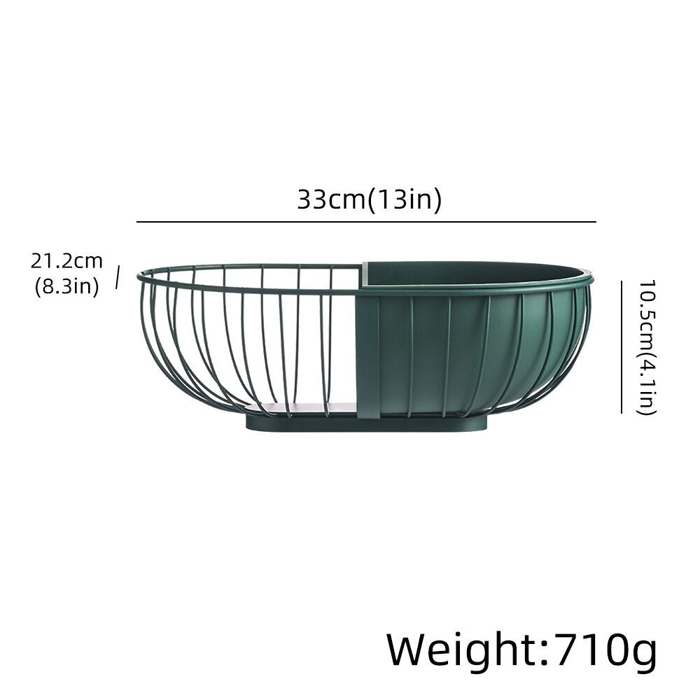 Metal Hollowed Out Fruit Storage Rack