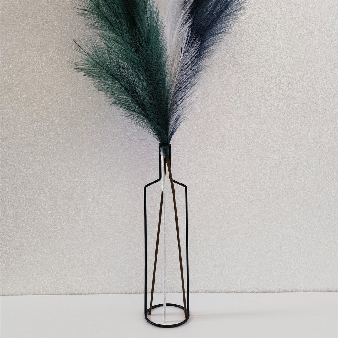 Large Tall Iron Line Flower Vases