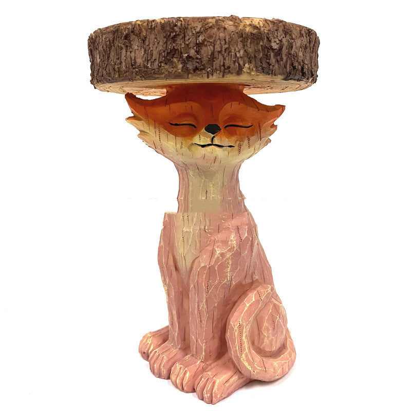 Fox Resin Sculpture Decoration Cartoon