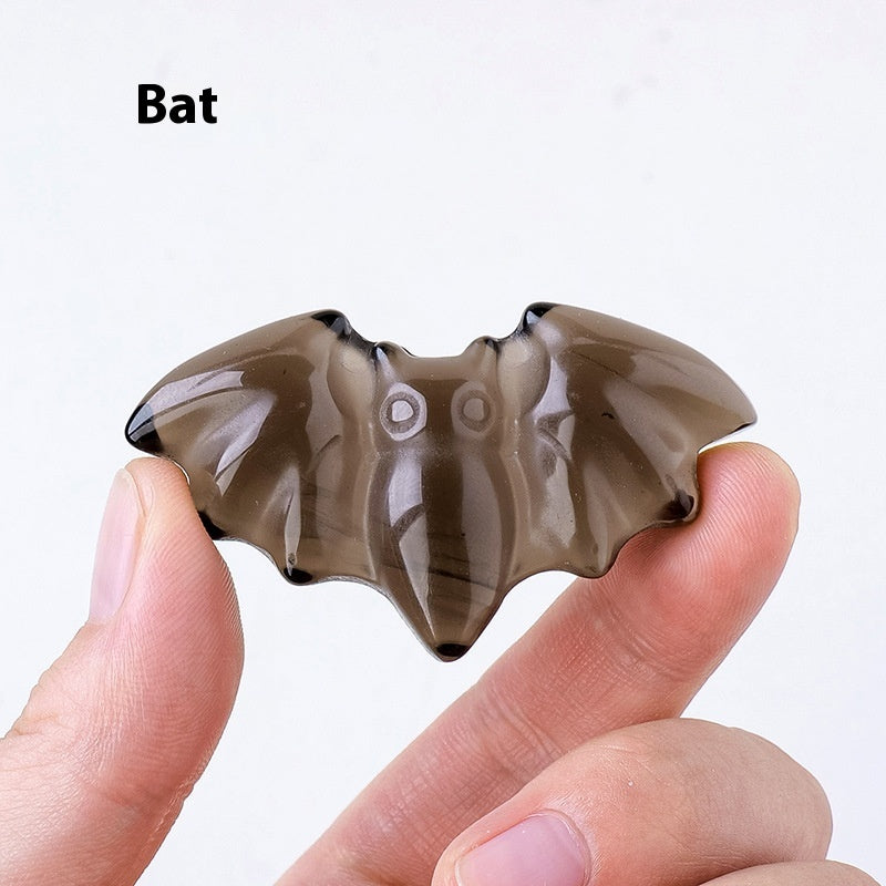 Natural Obsidian Sculpture Crafts Ornaments