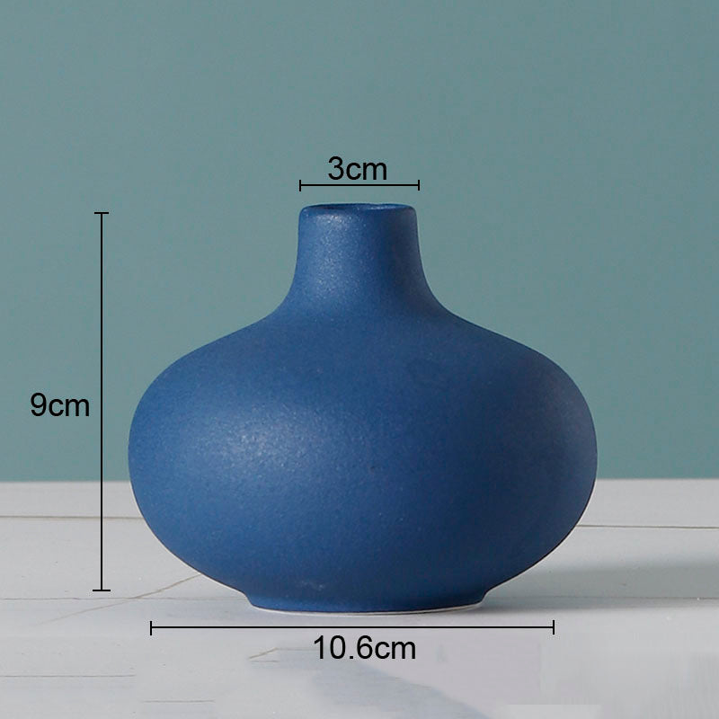 Simple Solid Color Ceramic Vases
