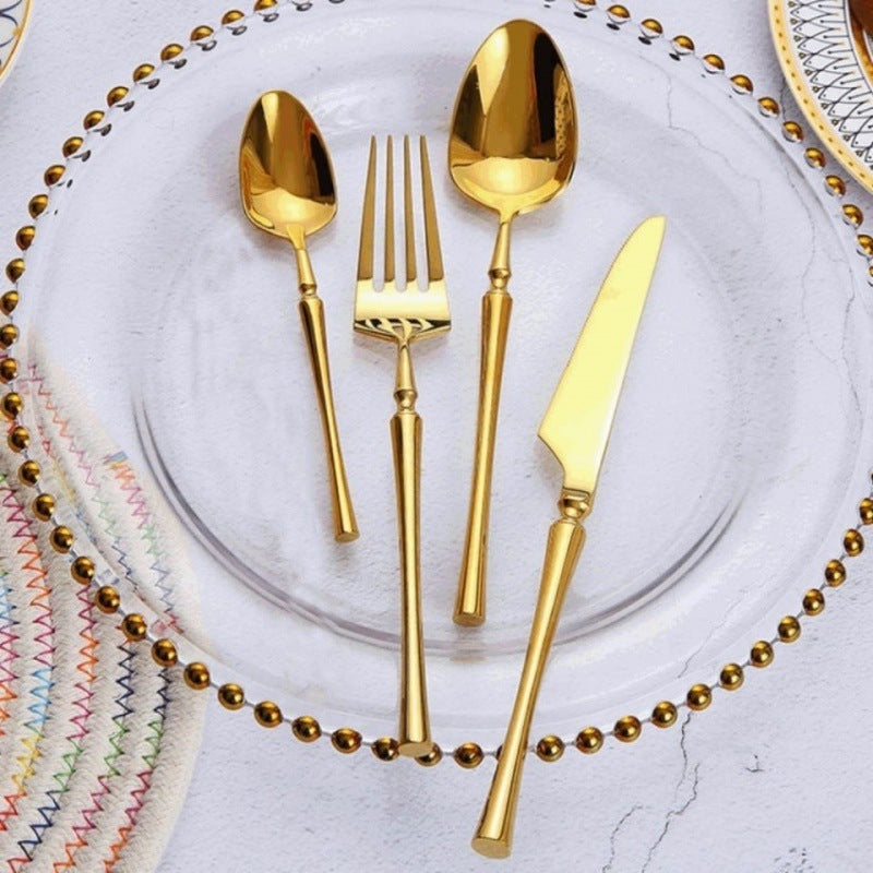 Fork Spoon Steak Cutlery Four Piece Set