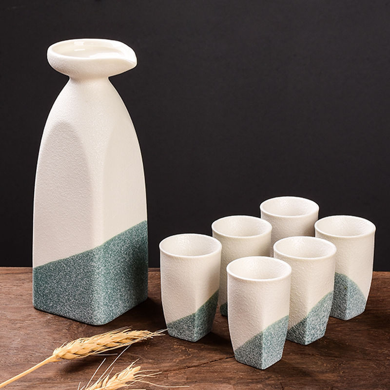 Ceramic Glass Household Wine Jug Set