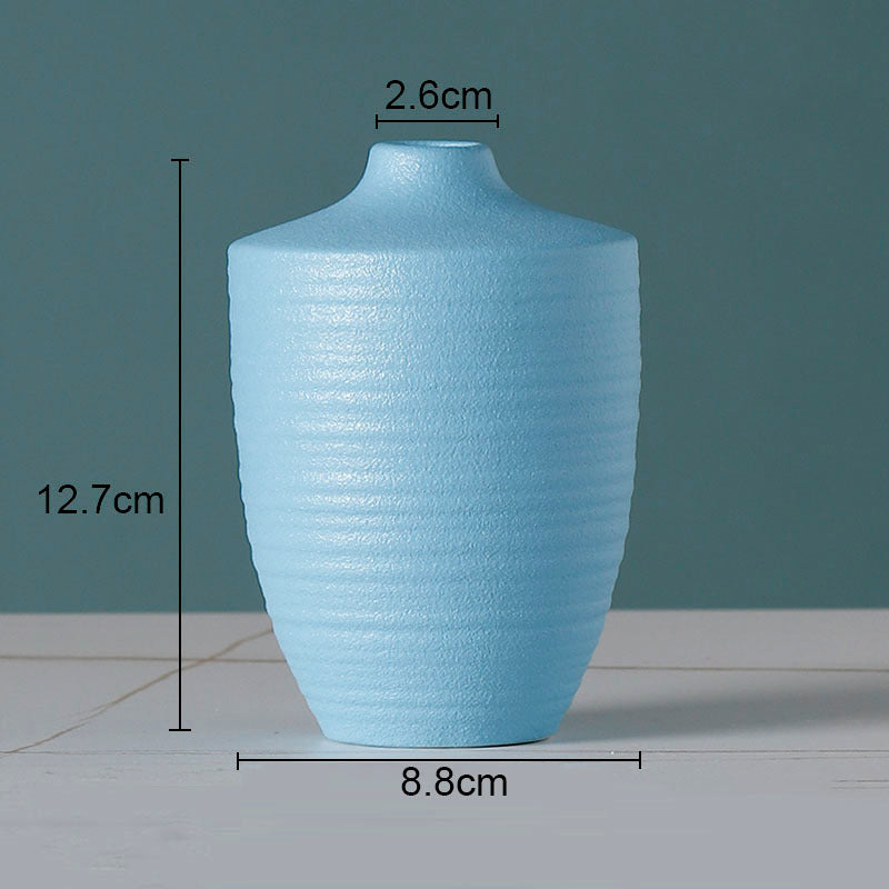 Simple Solid Color Ceramic Vases