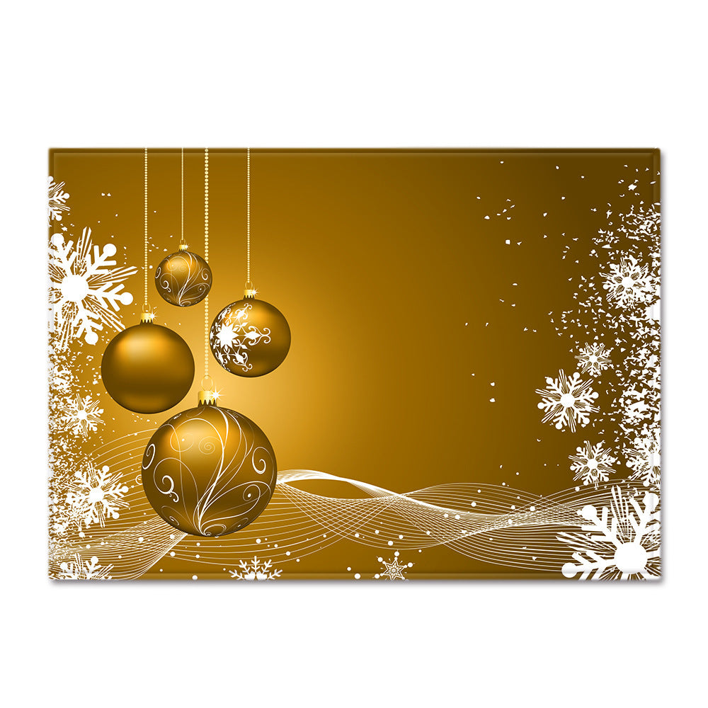 Christmas Living Room Floor Mat