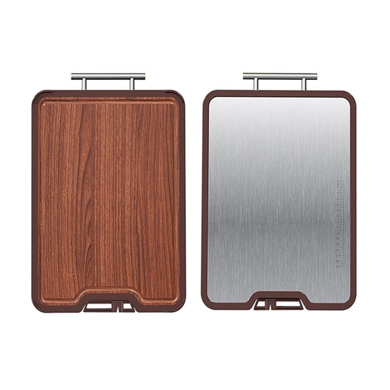 Stainless Steel Ebony Cutting Board Antibacterial And Mildewproof Double-sided Cutting Board