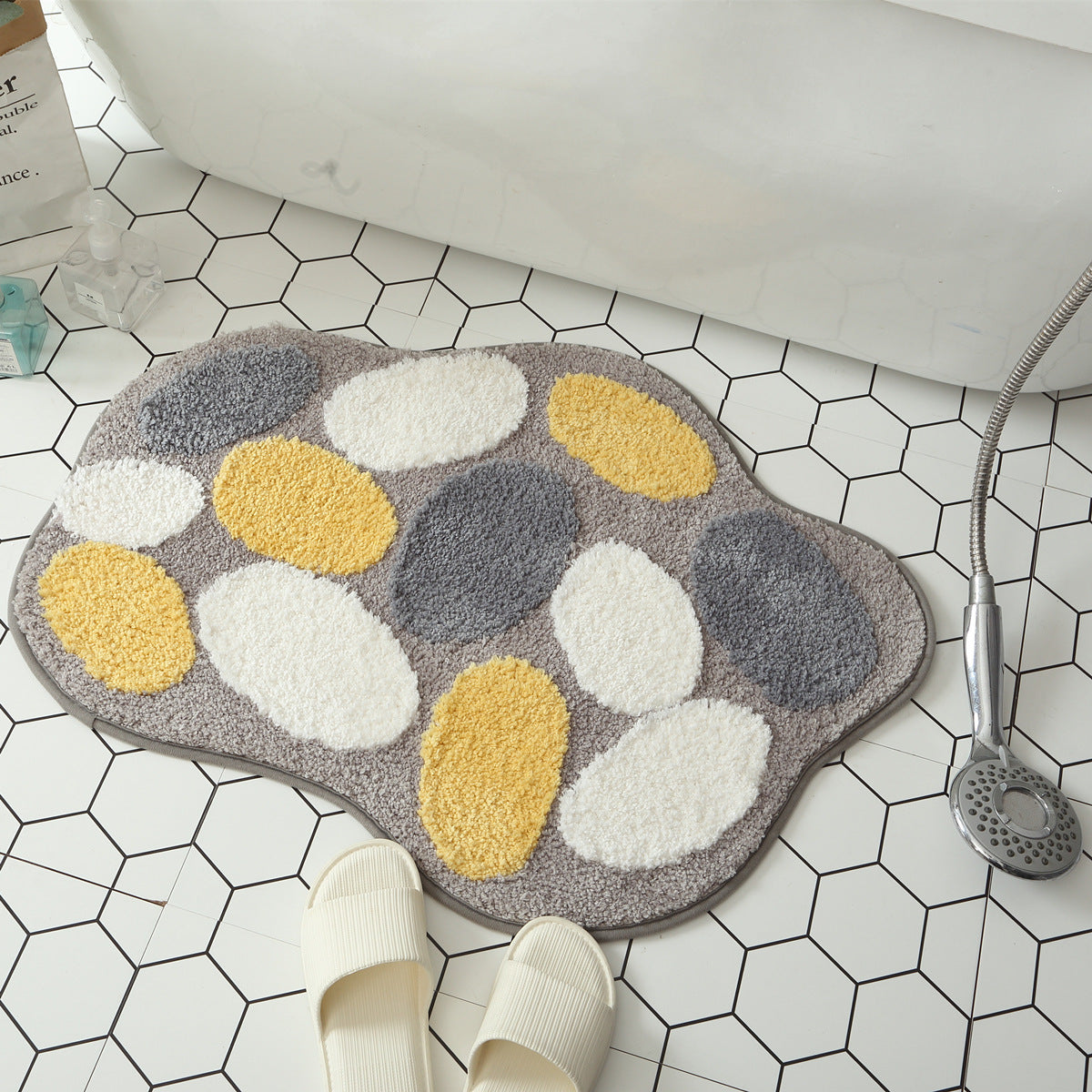 Funny Egg Entrance Bathroom Rug