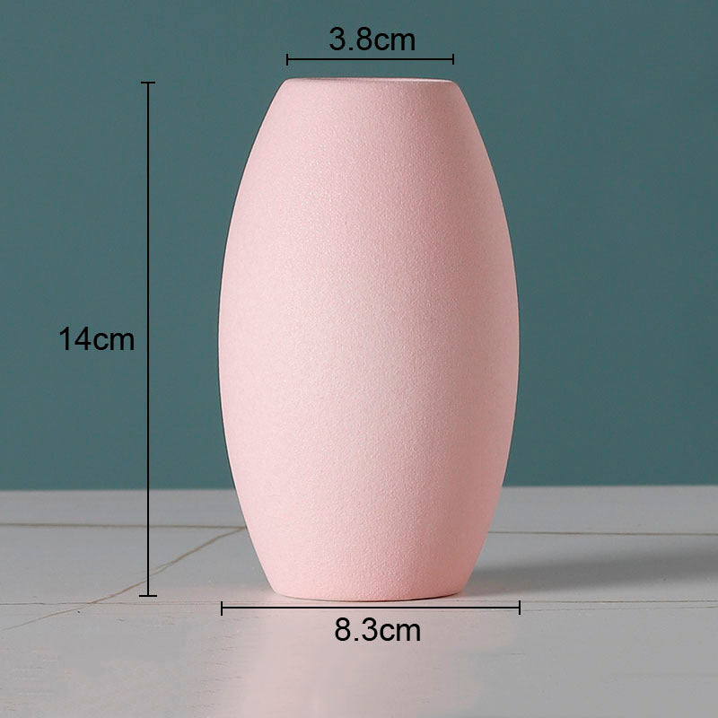 Simple Solid Color Ceramic Vases