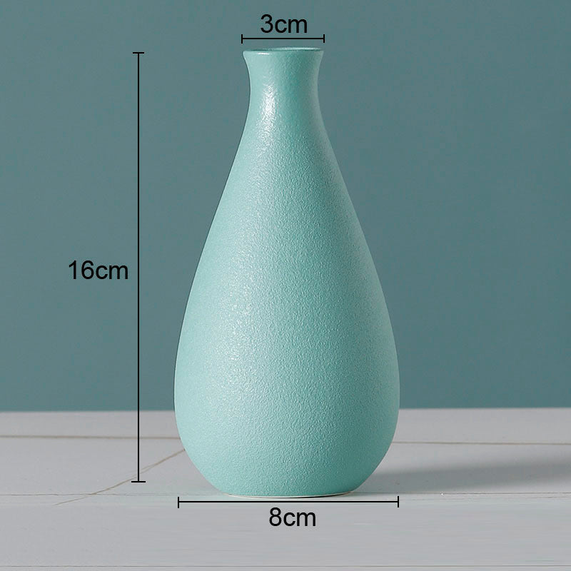 Simple Solid Color Ceramic Vases