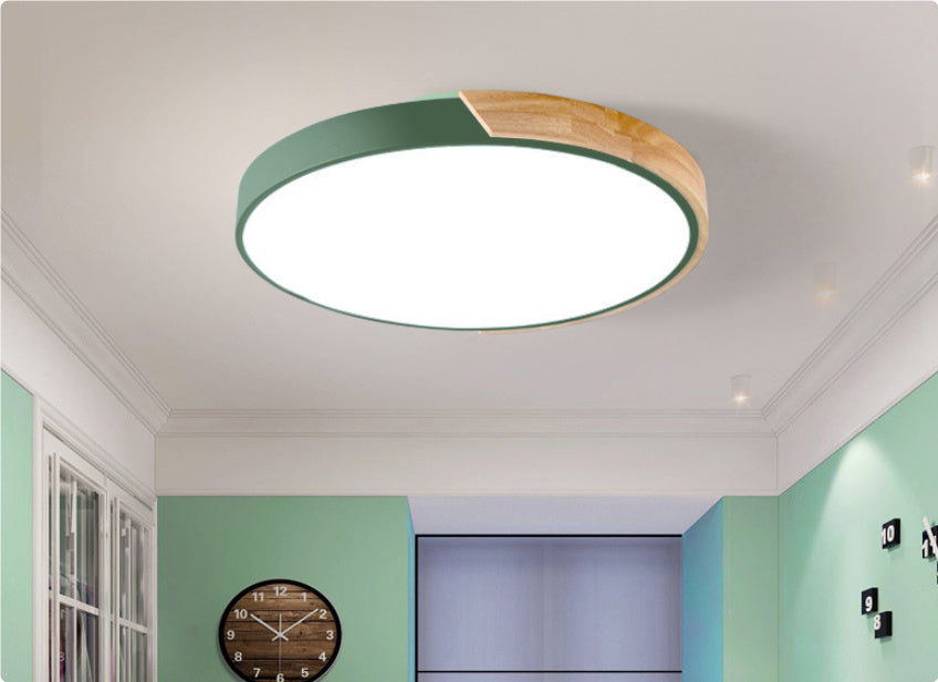 Light Macaron Round Bedroom Light