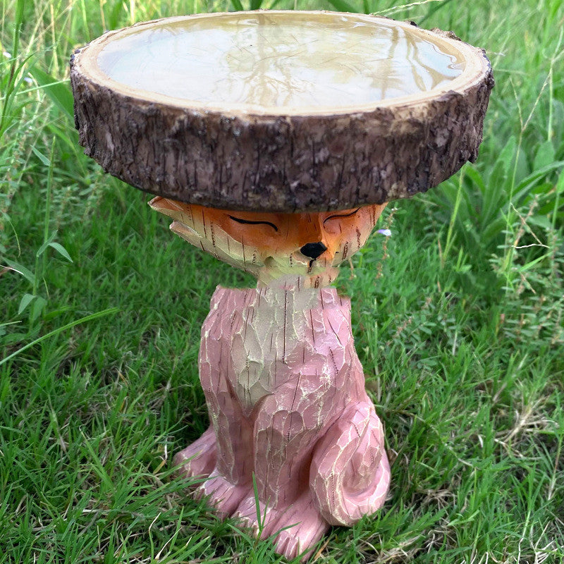 Fox Resin Sculpture Decoration Cartoon