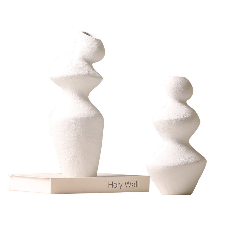 Modern Irregularly Stacked Ceramic Vases