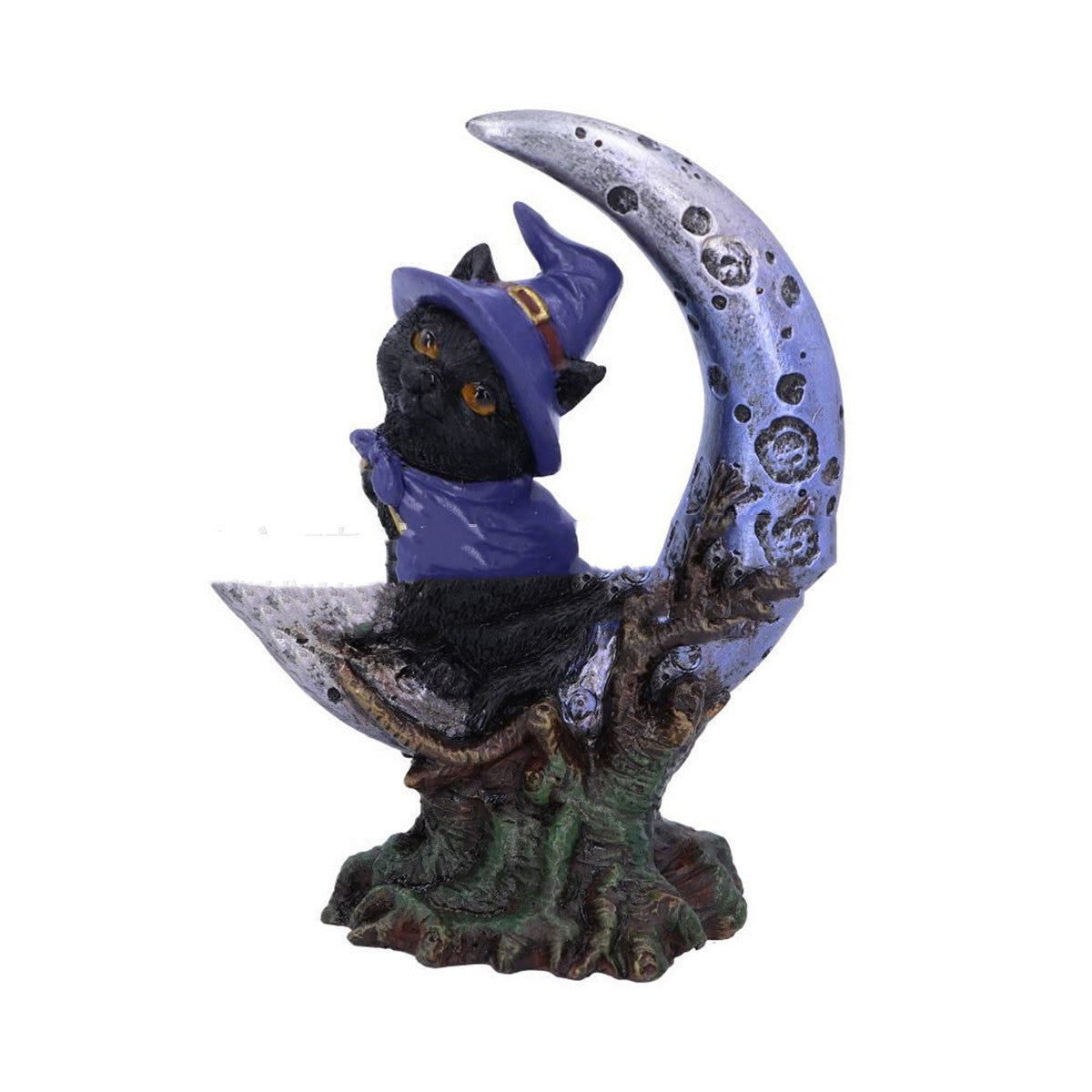 Crescent Cat Sculpture Resin Crafts Ornaments